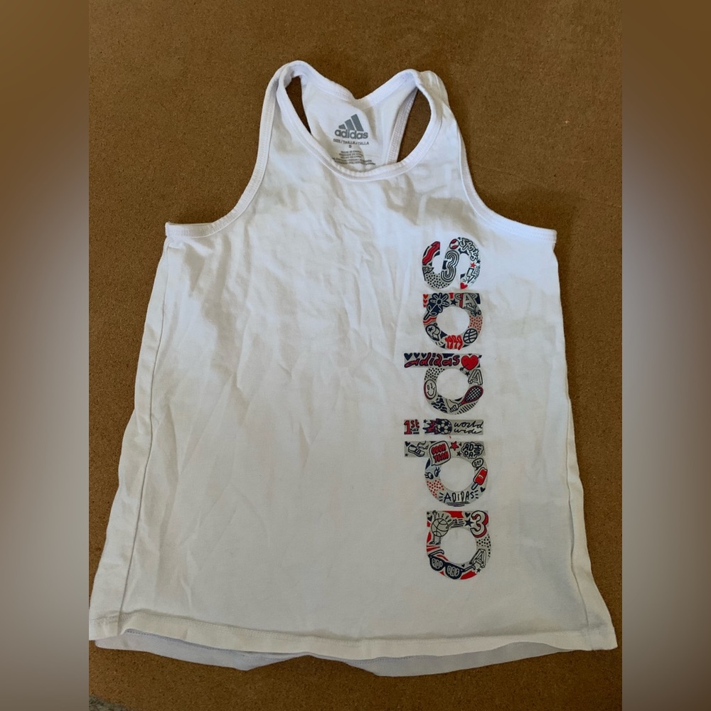 Adidas sports tank size 5 girl
